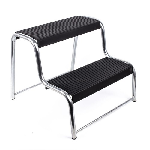 Doppel trittstufe grau 38cm - doppel,